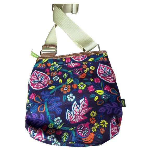 NWT Lily Bloom Raking It Pattern Crossbody Purse + Bonus Wallet Eco-Friendly - Picture 2 of 4